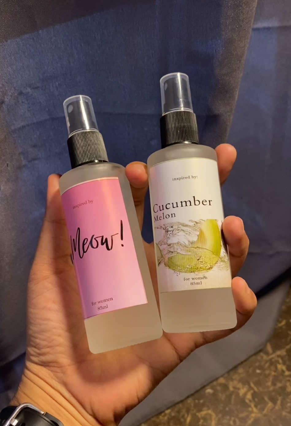 Buy1take1 ba behh!  Yung dalawang trending perfume 😍. #fyp #perfume #trendingperfume #tiktokperfume #cucumberperfume #meowperfume #longlastingperfume 