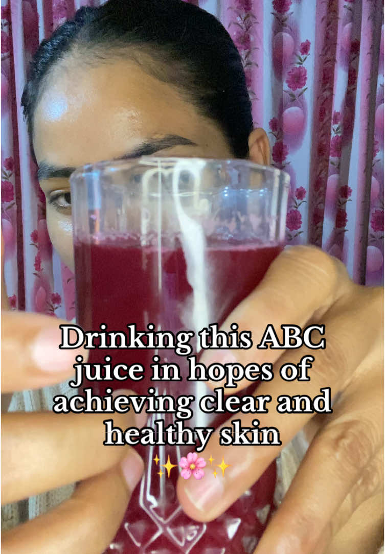 ABC juice for a healthy skin and gut✨✨  A=Apple B= Beetroot C= Carrot ABC juice improves eye and skin health , detoxify body, boosts immunity  #skincare #skincaretips #abcjuicebenefits #abcjuiceforskin #healthyskin #healthyskintips #hermonalacne 