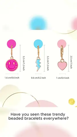 colorful beads Friendship Bends Set - 7 Beaded Bracelets with Flower, Heart, Star, Evil Eye, Pearl, and Clay Bead Designs#trndingnow🔥💸😝💰💰💰 #shopnow😊 #viralvideo #foryoupage