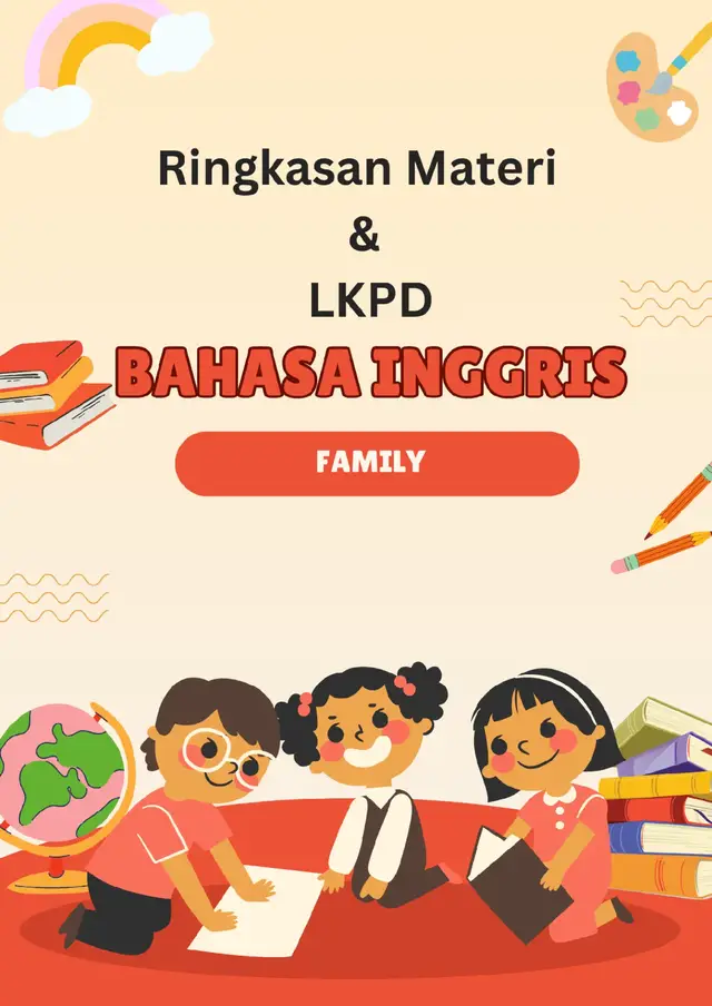 My Family (Keluargaku)  .  .  .  .  .  .  .  #englishlessons #englishteacher #kelas2 #bahasainggris #family #lkpd #foryoupage #fyp #unit6 