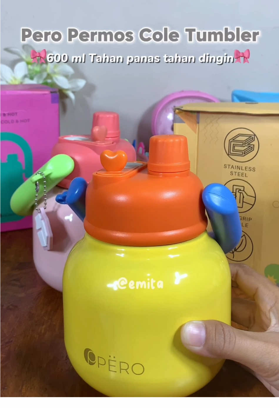 Pero Permos Cole Tumbler, 600 ml Tahan panas tahan dingin #pero #tumbler #tumblerviral #affiliate #pejuangaffiiliate 