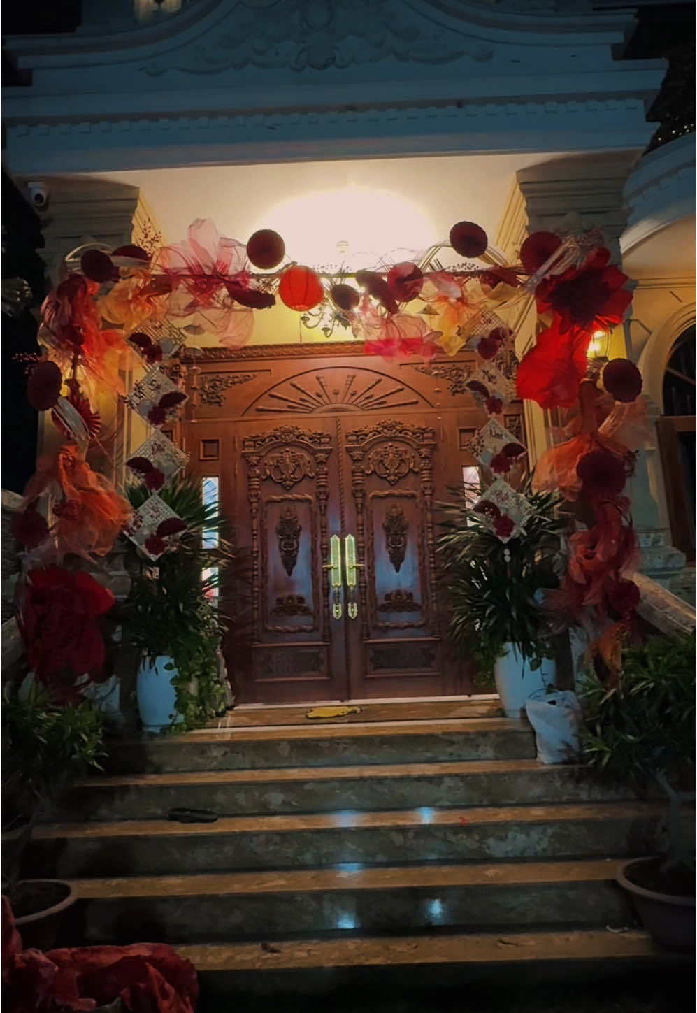 Xuân ơi xuân ghé chơi 🐠🌼#CapCut #xuhuongtiktok #lamdothucong #decortet #hoagiay #trangtritet #liễng_treo_tết #cachepdecor #cổng_cá_chép 