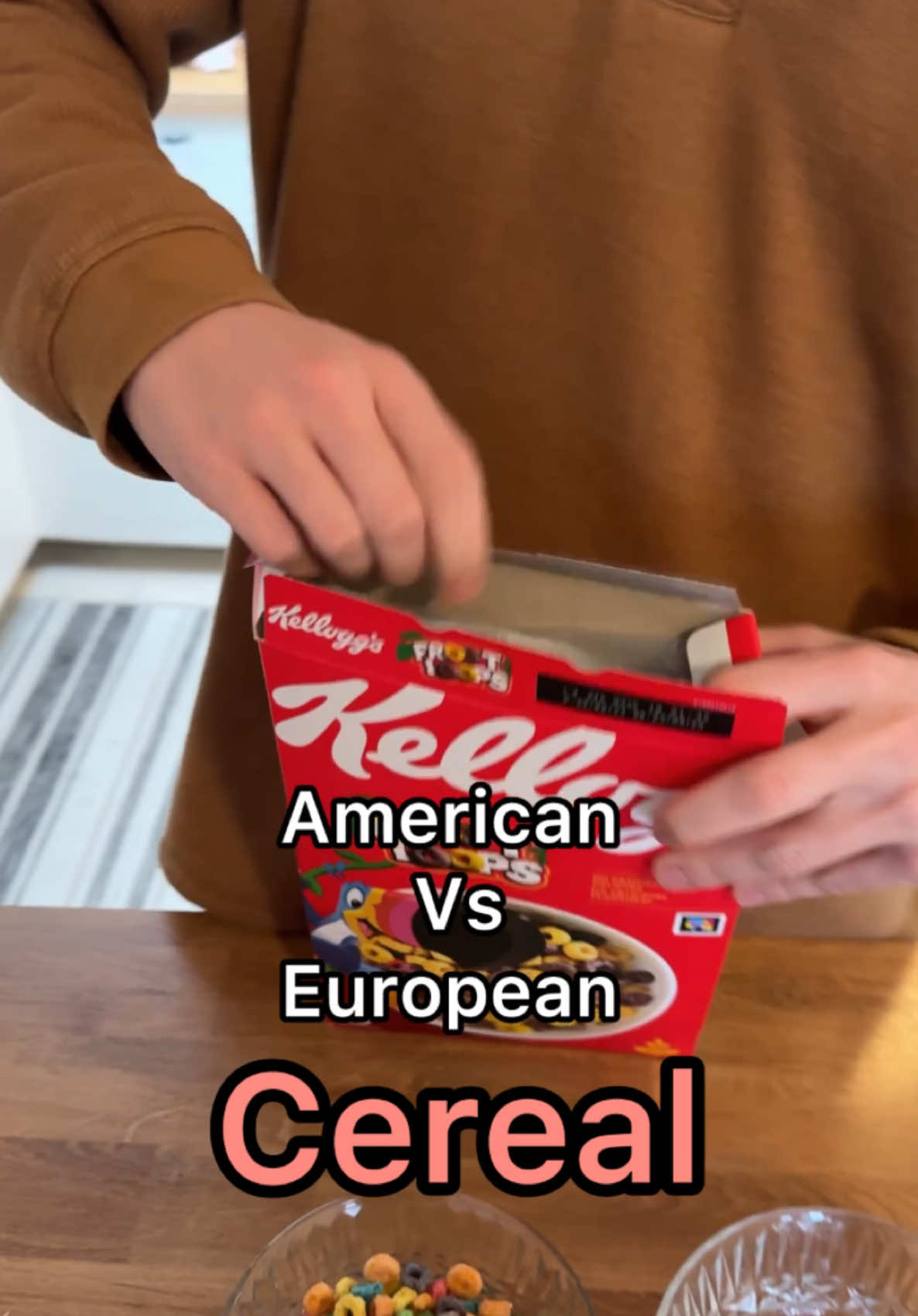 American vs European cereal