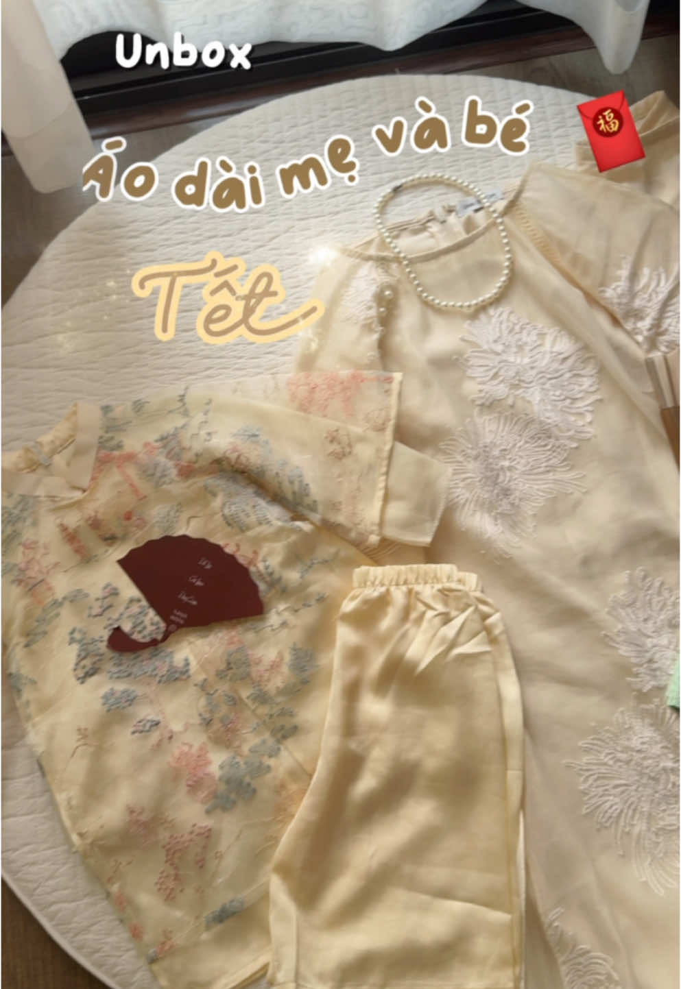 Mùng 2 thì mặc sang màu be lun cho dịu khaaa ạ 🥰❤️🧧  #trend #aodaichobe #aodaichome #aodai #xuhuong2025 #embedangyeu #tet2025♥ 