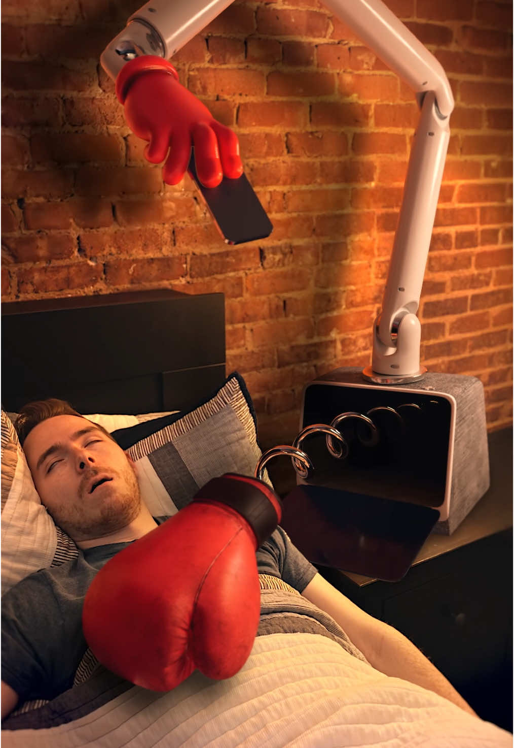 When your doomscrolling gets out of hand… #sleep #alarm #doomscrolling #relaxing #satisfying #cinema4D #redshift #vfx #vfxartist #c4d #viral