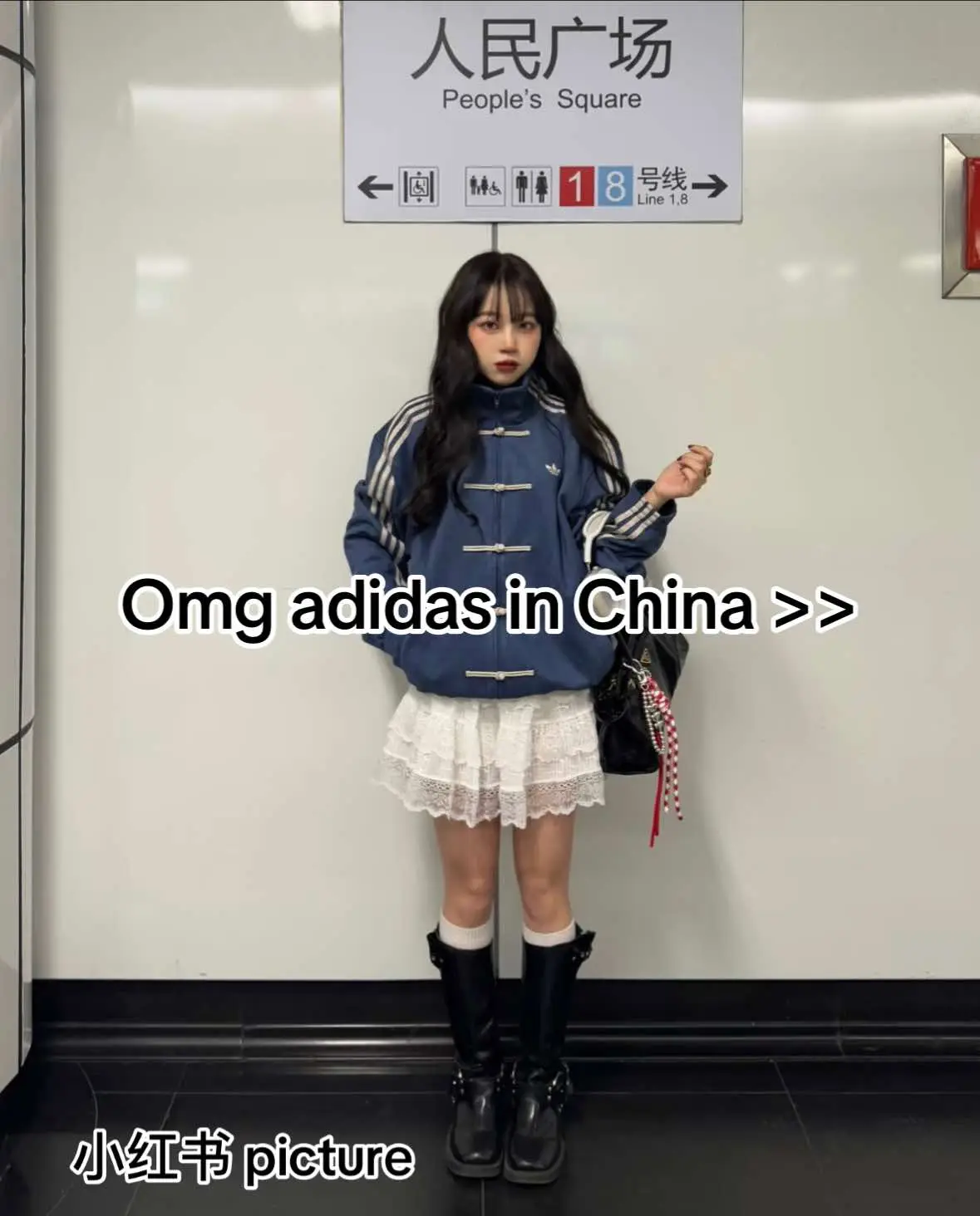 Adidas in China is incredible !! Give me please 🙏😭#xiahongshu #adidasinchina #chinatangjacket #viral_video 