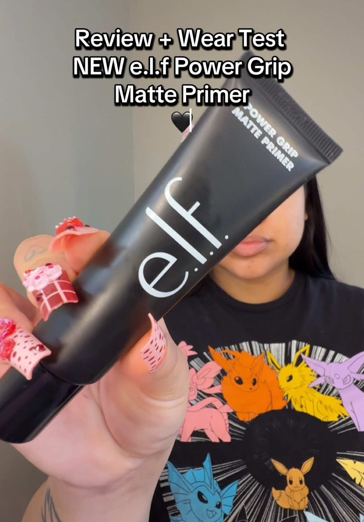 As an oily girl who’s always struggled with primers … THIS THE ONE 😍                  #elfcosmetics #powergripprimer #matteprimer #makeup #makeuptutorial #elf #target #ulta #oilyskinmakeup #reviewandweartest 