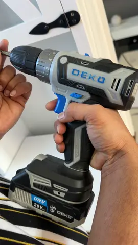 DEKO Pro Cordless Drill 20V Electric Power Drill Set with 1.5 Ah lithium-ion Battery and Charger, two Variable Speed and 18+1 torque settings,Bits, Easy Handling, Powerful Performance, for Home Renovation, DIY Projects, and Professional Use. 