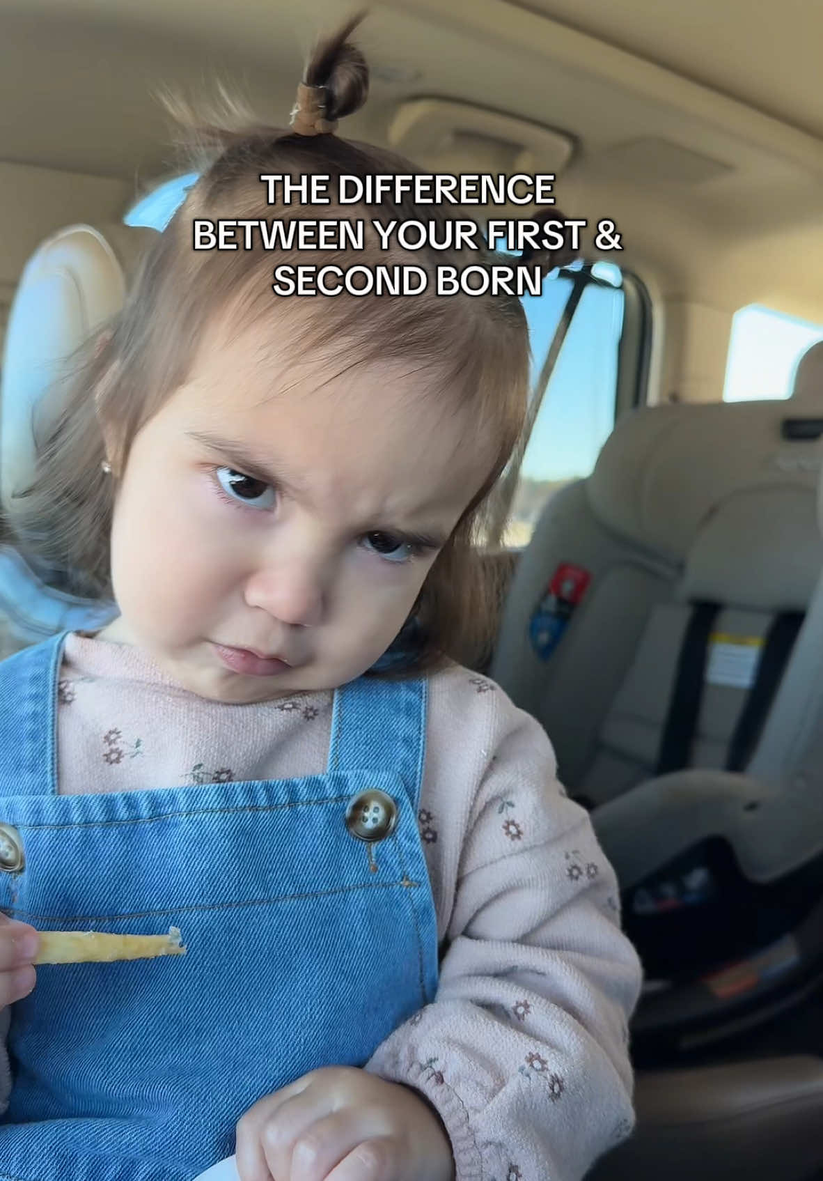 The difference between your first born vs. second born 😂🤍 