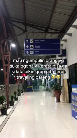 Cepet sini ngumpull #fyp #naikkereta #solotraveling #solotravelingstory 