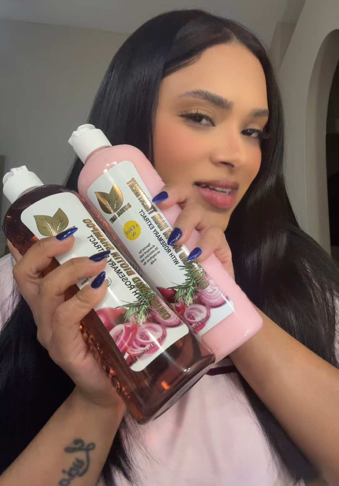 #biotin #biotinaparaelcabello #rosemaryextract #onion #onionshampooandconditioner #naturalsant #crecimiento 