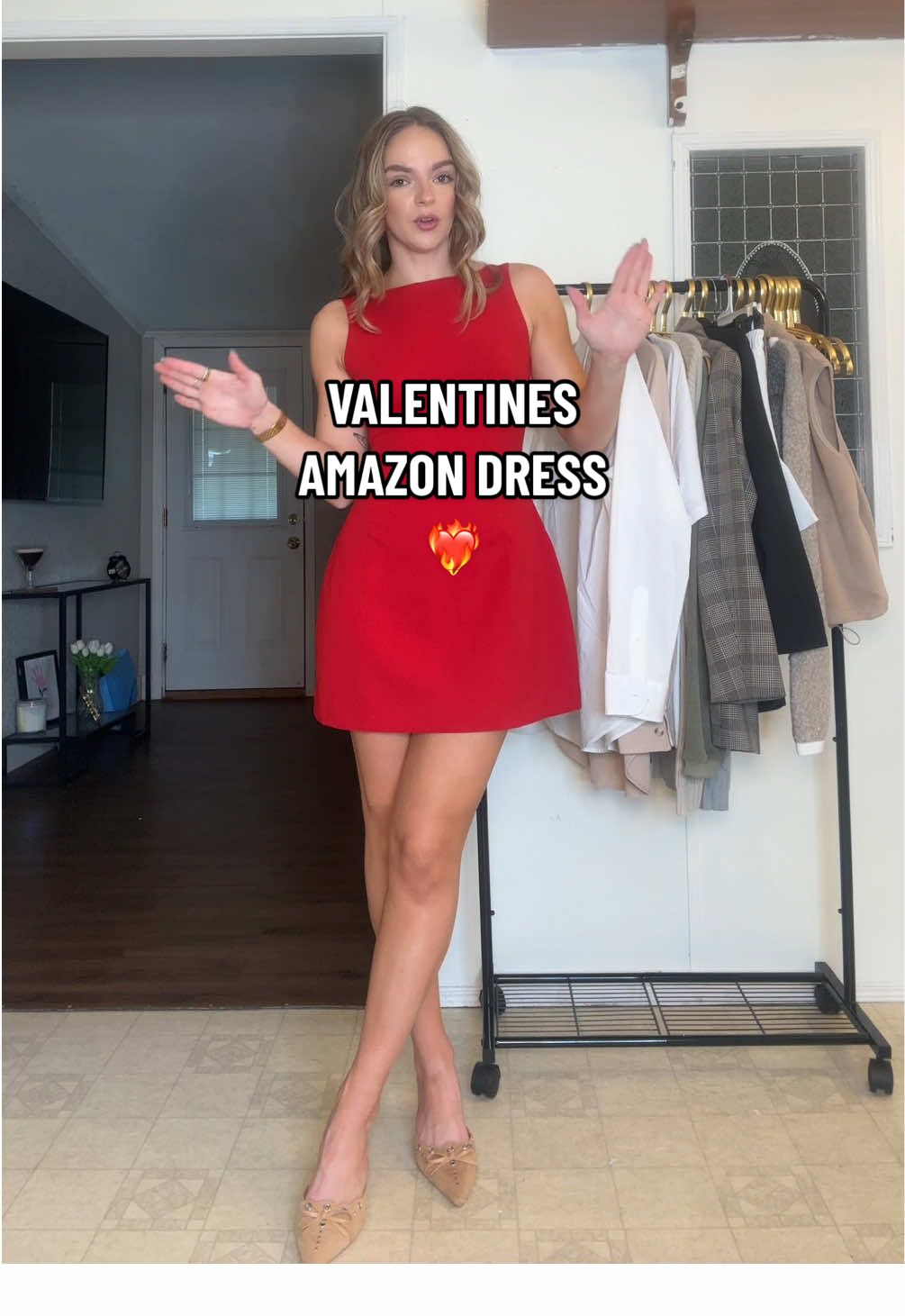 Wearing small on my Amazon under “JANUARY FINDS” and on LTK in bi0 @Amazon Fashion @Amazon Influencer Program ❤️‍🔥 #amazondress #valentinesdayoutfit #reddress #valentinesdayoutfitideas #affordablefashion #holidaydress #elegantdress #elegantstyle 