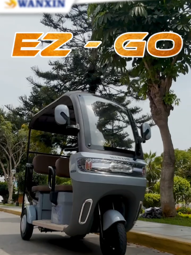 EZ - GO ! nuestra nueva trimoto eléctrica, por que con wanxin el trafico no existe!!! #trimoto #vehículoelectrico #EcoFriendly #motoselectricas #transporte #movilidad #peru