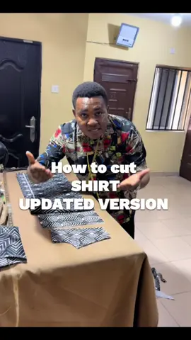 How to cut shirt pt2. Updated Version #collar #shirtscollar #fashionstyles #fyppppppppppppppppppppppp #collarshirts #tailoring #suits #combo #fashion #fypシ゚ #tailor #vneckcollar #senatorwears #corporateshirts #sewingtips #yoke #suit #senators 