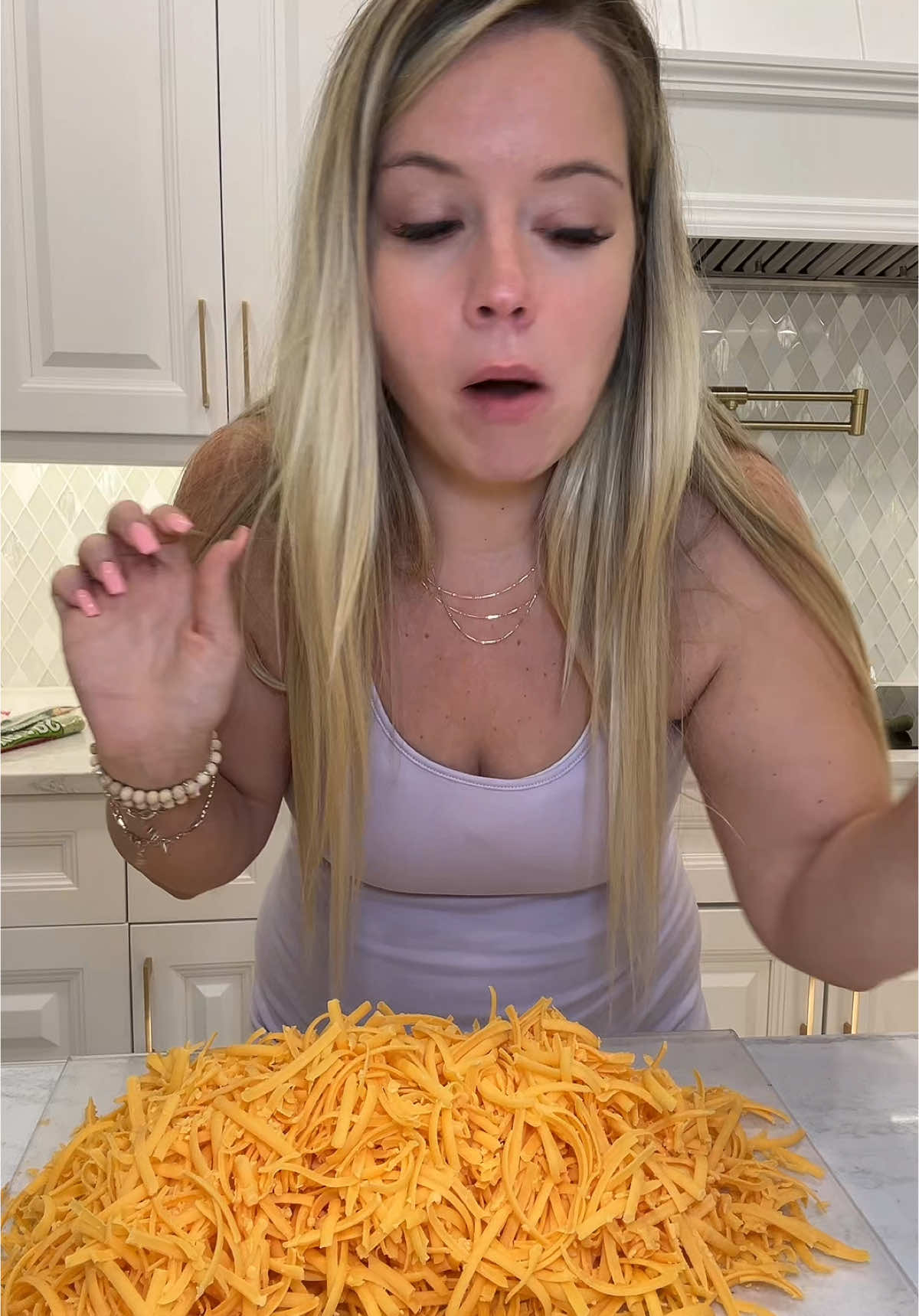 Shredding cheddar cheese at home #drafts 