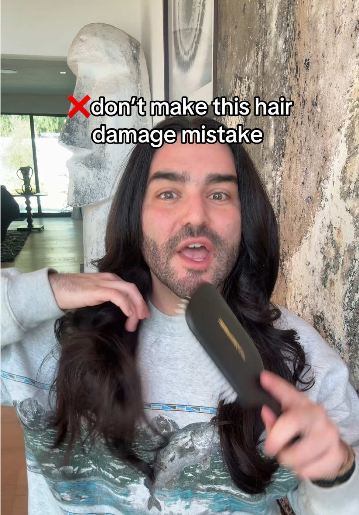 detangle without damage ✅✅ #hairtok #healthyhair #hairtips #hairstyle 