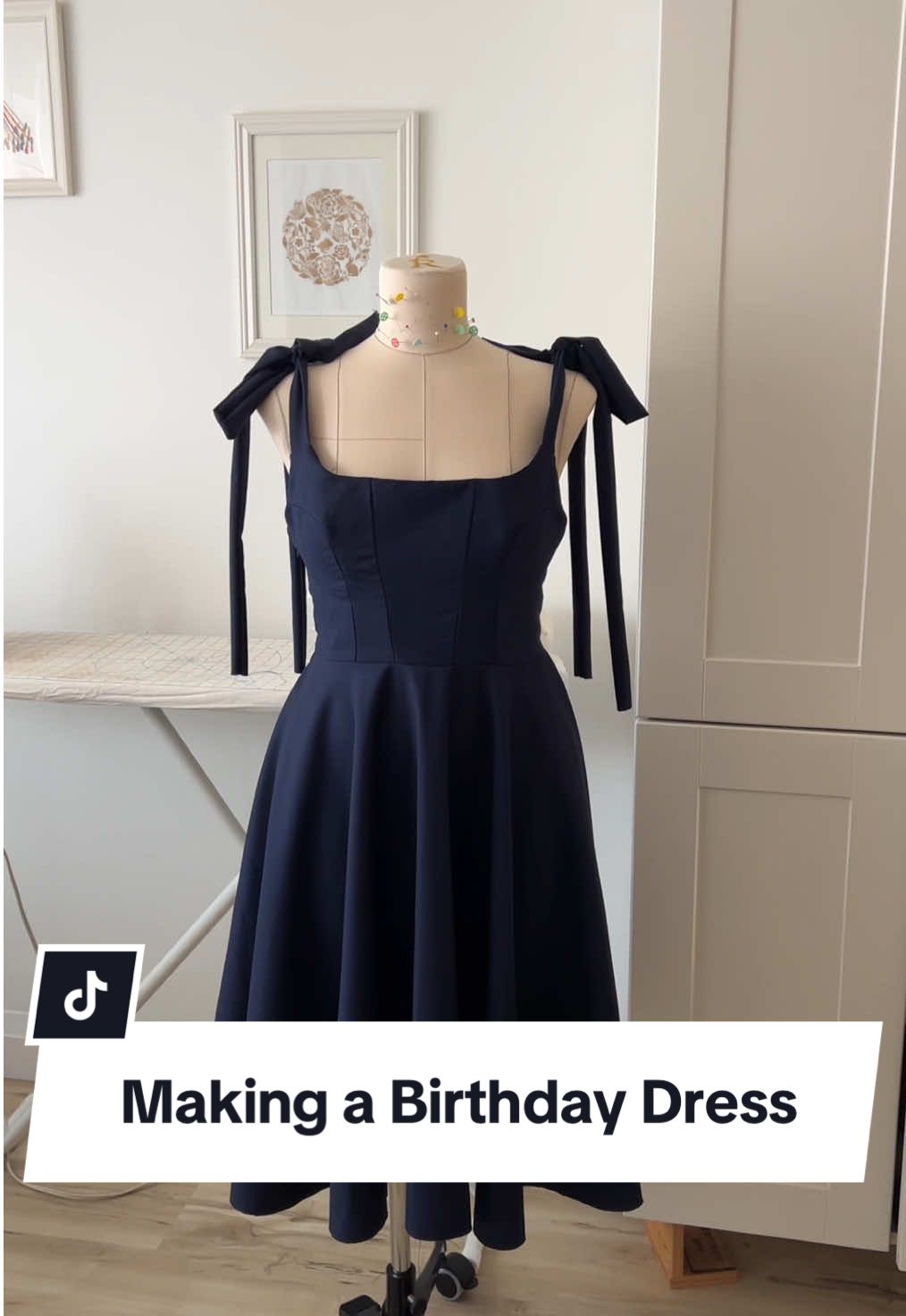 Sewing my birthday dress and some thoughts on getting older #sewing #sewtok