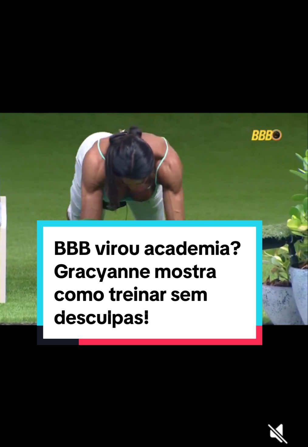 BBB ou academia? Gracyanne tá mostrando como se treina de verdade! 💪🏾 E você, encararia esse desafio ou ia só assistir? Comenta aí! 👇🏾🔥 #CapCut #bbb2025 #gracyannebarbosa #prancha #core #fyp 