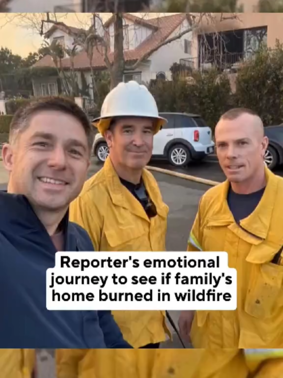 CBS News Los Angeles reporter Tom Wait was met with a mixture of personal euphoria and panic while covering the Palisades Fire in Los Angeles last week. He retold the story of going to check on his aunt's home as the fires continued to burn. #palisadesfire #losangeles #fire #lawildfires