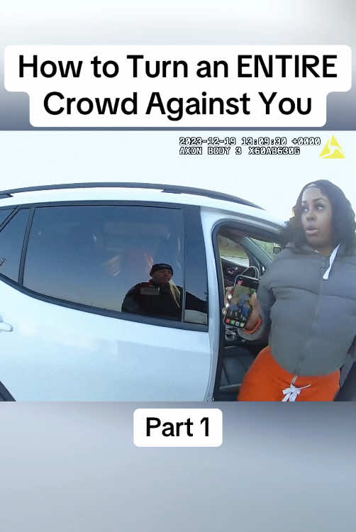 How to Turn an ENTIRE Crowd Against You Part 1 #cops #copsoftiktok #police #policeofficer #bodycam #crime #truecrime #truestory #foryou #fyp