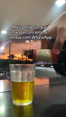 Manga com leite, não é nada perto de cerveja com WhatsApp! 😂🤡 Qual foi a combinação mais “perigosa” que você já fez?  #memestiktok #brunoemarrone #viralvideos #fypp #pfypシ 