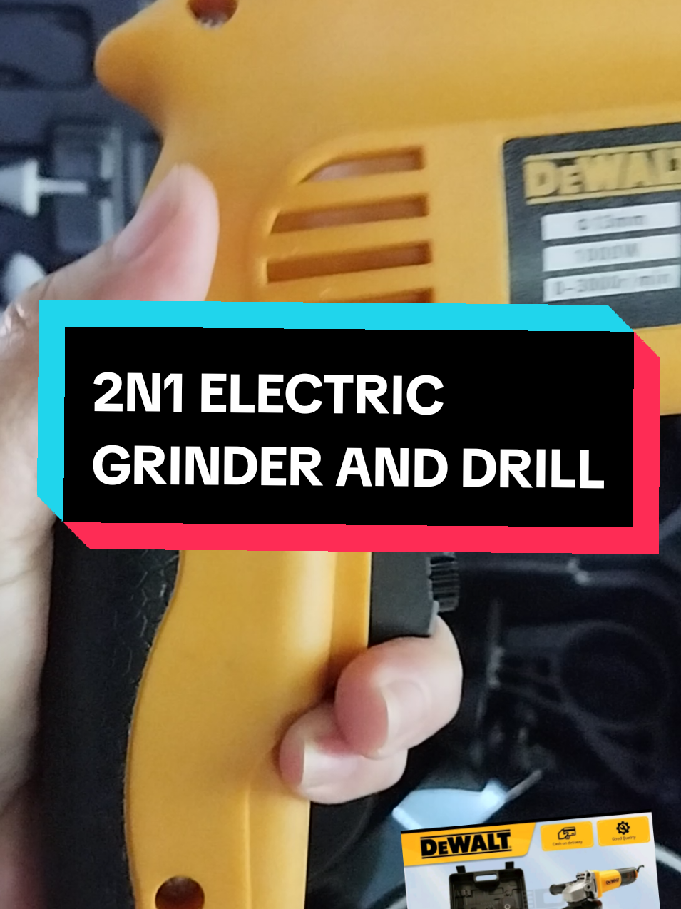 2 in 1 ANGLE GRINDER AND DRILL WITH COMPLETE ACCESSORIES WITH HARDCASE😍#anglegrinder #electrichammerdrill #electricgrinder #electricdrill #fyp #fypage #fypp #fyppppppppppppppppppppppp #fypdong #foryou #foryoupage #onlineshopping #tiktokshopping #followerstiktok166k #followers➕ #following #friends #tiktok 