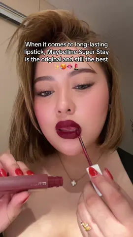 Maybelline Super Stay is the OG of long-lasting lipsticks 🫦  #maybelline #longlasting #lipstick #superstay #og #fyp #foryou #affiliate #maybellinesuperstay 