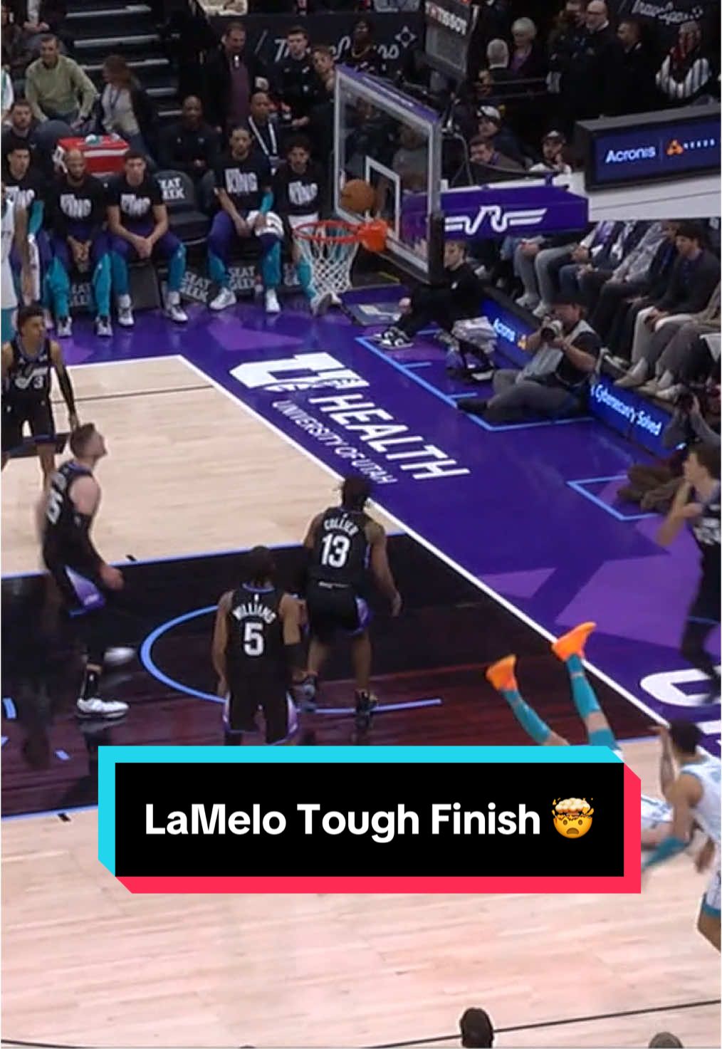 #Melo might swerve and bend that corner 🫡🫡#NBA #Basketball #LaMeloBall #Hornets