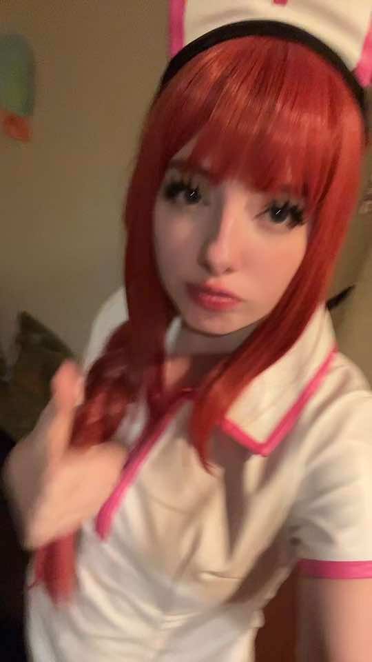 guys i’m posting drafts cause of the ban here is me eating bread as makima #cosplay #cosplayer #cosplaygirl