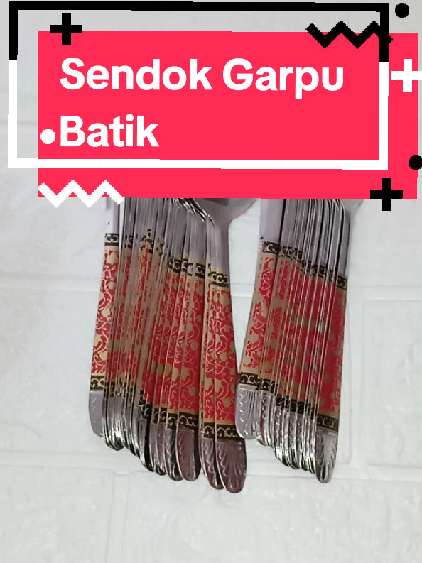 sendok garpu batik isi 12pcs bahan stainless steel #sendok #sendokmakan #garpu #garpumakan #sendoklusinan #sendokmotif #sendokbatik #sendok1lusin 