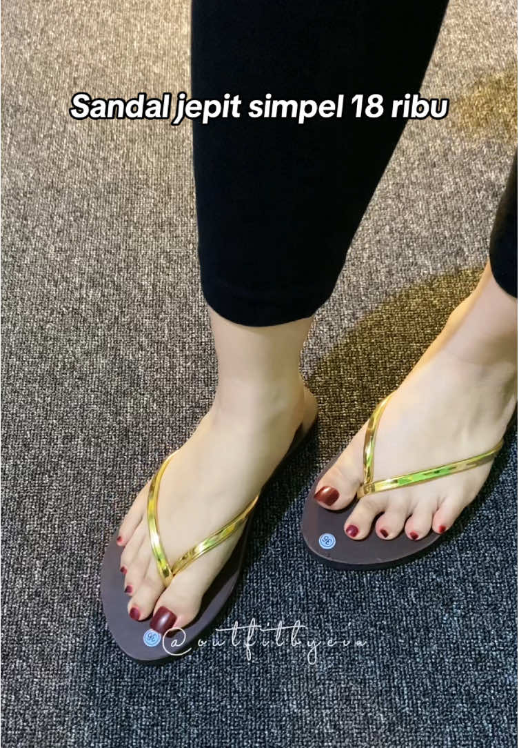 Sandal jepit lucukk 🫶🏻 #sandal #sandalwanita #sandaljepit 