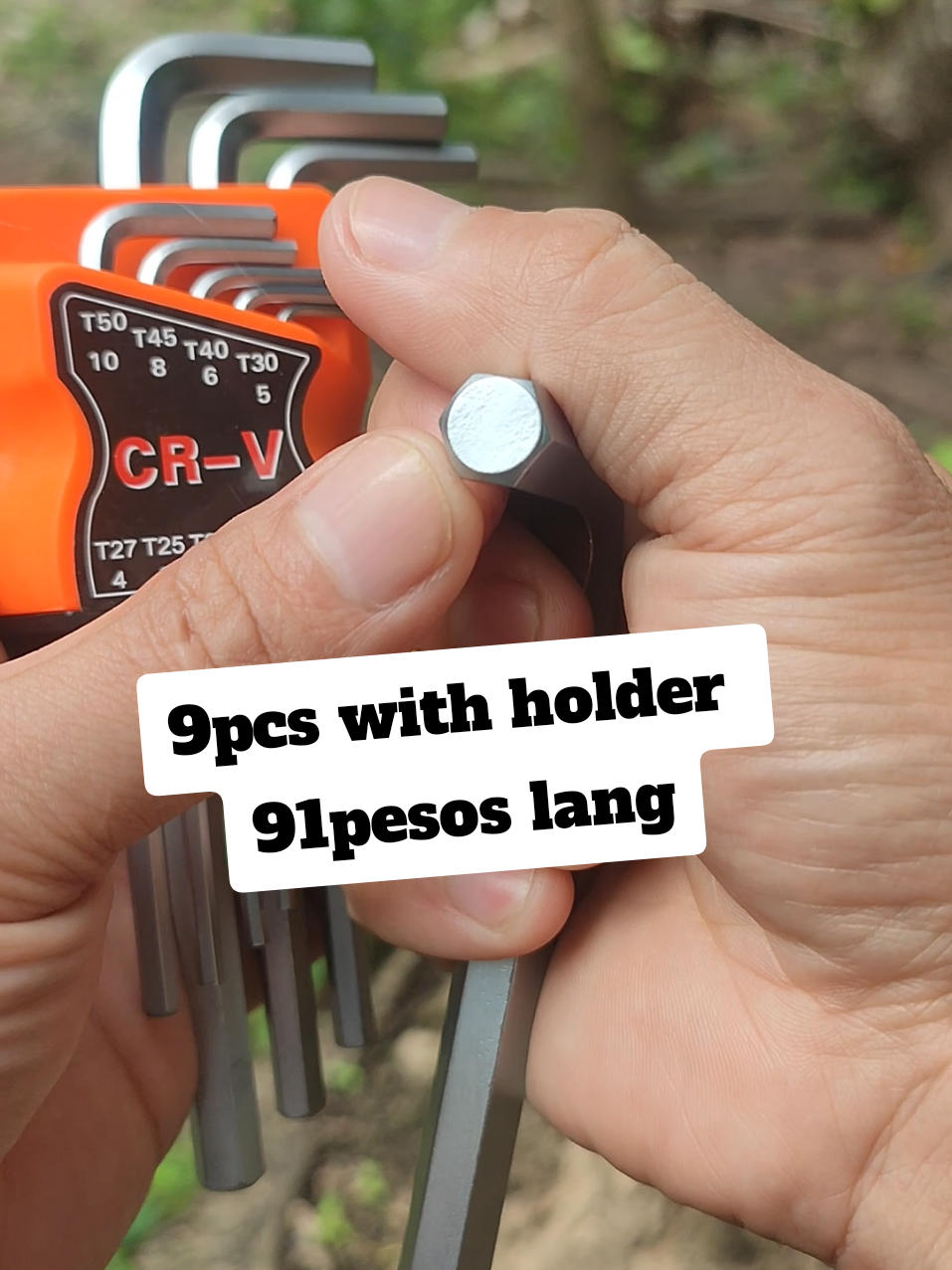 Allen wrench set 9pcs with case #allen #allenwrench #allentools #toolset #tools #fyp 