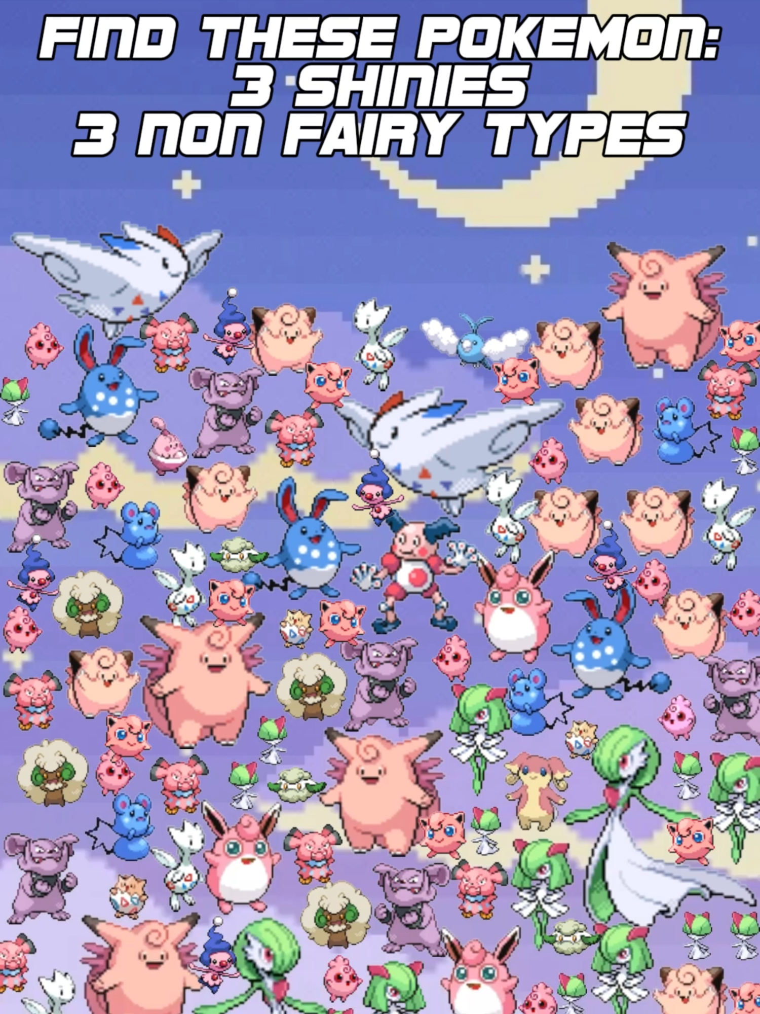 Find these Pokemon! #pokemon #pokemontiktok #whosthatpokemon #challenge #puzzle #fyp