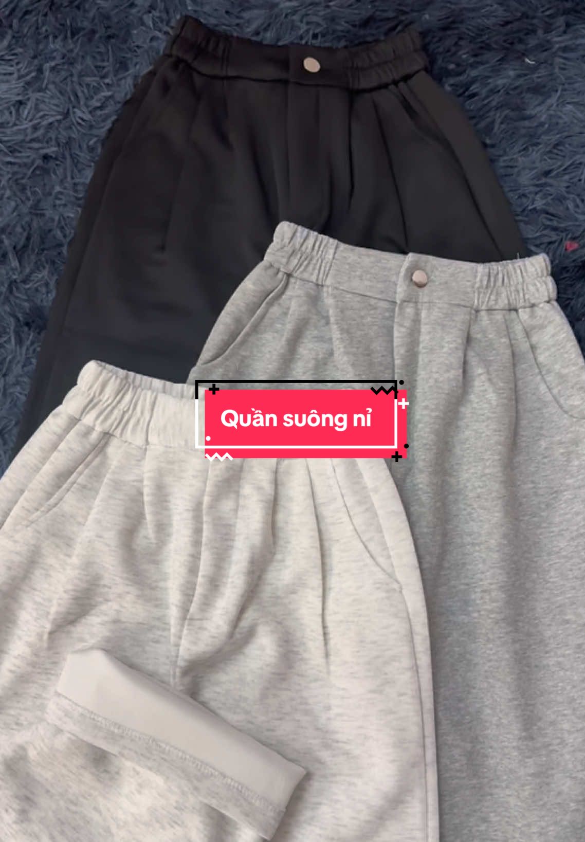 Quần suông nỉ #quansuongongrong#quanni#doxinhmoingay🛍️🌸🍀#xuhuong 