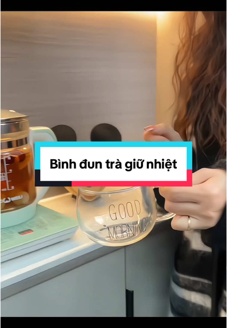 Bình đun trà dưỡng nhan giữ nhiệt #giadung #giadungtienich #giadungthongminh #binhtragiunhiet #binhdungnuoc 