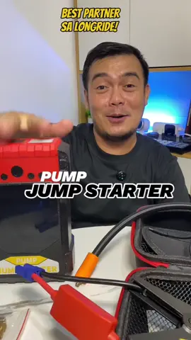 Best partner ko to sa malalayong byahe! #jumpstarter #emergencylight #byahero #powerbank #charger 