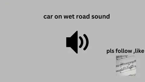 car on the wet road sound #sounds #sound #soundeffect #soundeffects #sfx #soundfx #soundsfx #sounds