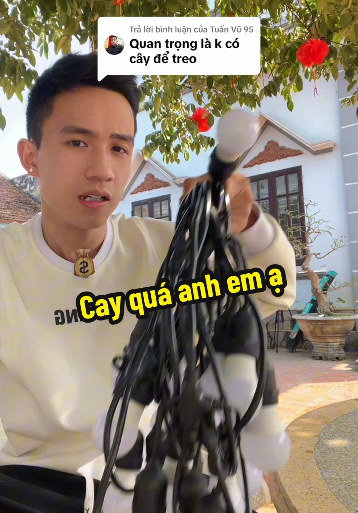 Trả lời @Tuấn Vũ 95 Bóng này căng ở cổng hay ở sân đều lung linh anh em ạ #khanghatay #trangtritet #trangtrinha #bongdentrangtri #tet2025 