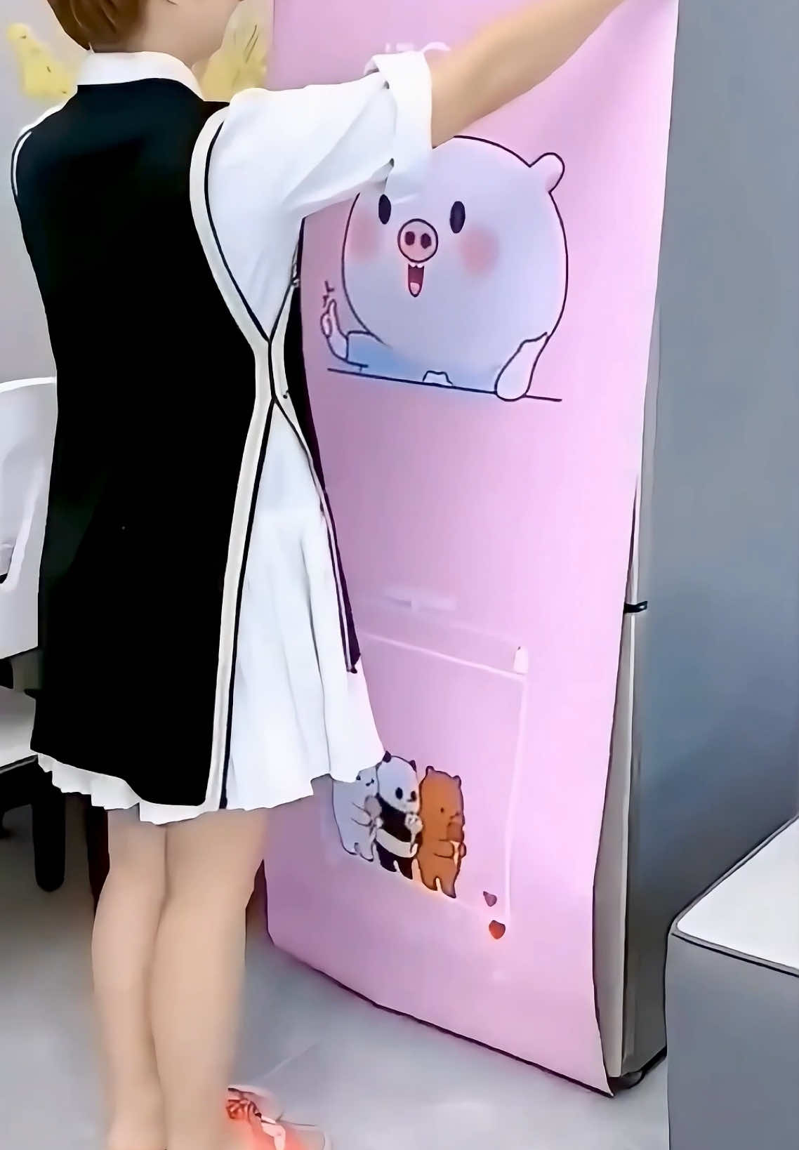 miếng dán decal tủ lạnh, decor cho không gian nhà thêm đẹp với tấm dán tủ lạnh này #decaltulanh #miengdantulanh #tamdantulanh #decor #tulanh 