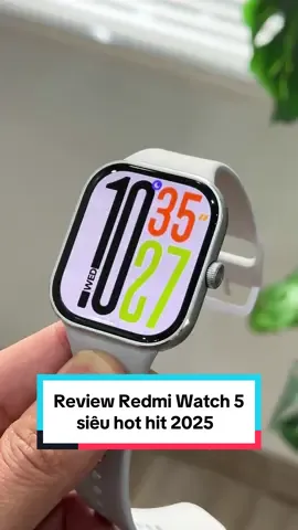 Review Xiaomi Redmi Watch 5, smartwatch màn tràn viền hot nhất 2025 #smartwatch #redmiwatch5 #LearnOnTikTok #thanhcongnghe #beatnetwork #Lamreview 