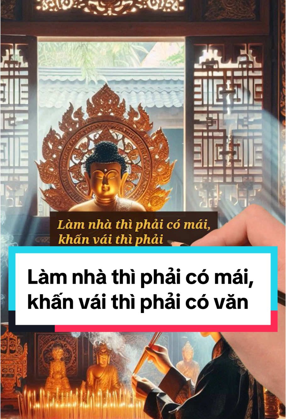 Làm nhà thì phải có mái, khấn vái thì phải có văn. Cúng lễ mà khấn sai, thì chẳng khác nào mời nhầm người về chứng giám. #baihoccuocsong #tapvancunggiatien #sachhayexpress 