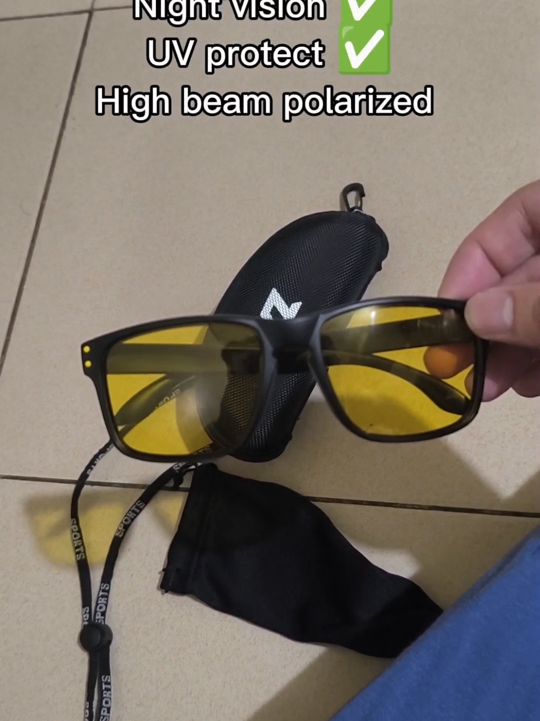 Drive safer at night with our sunglasses! 🚗💡 Night vision + anti-glare for ultimate clarity and protection. See clearly, drive confidently! #NightVision #SafeDriving #AntiGlare #Sunglasses #nightsunglass #polarizedsunglass #drivingsunglasses 