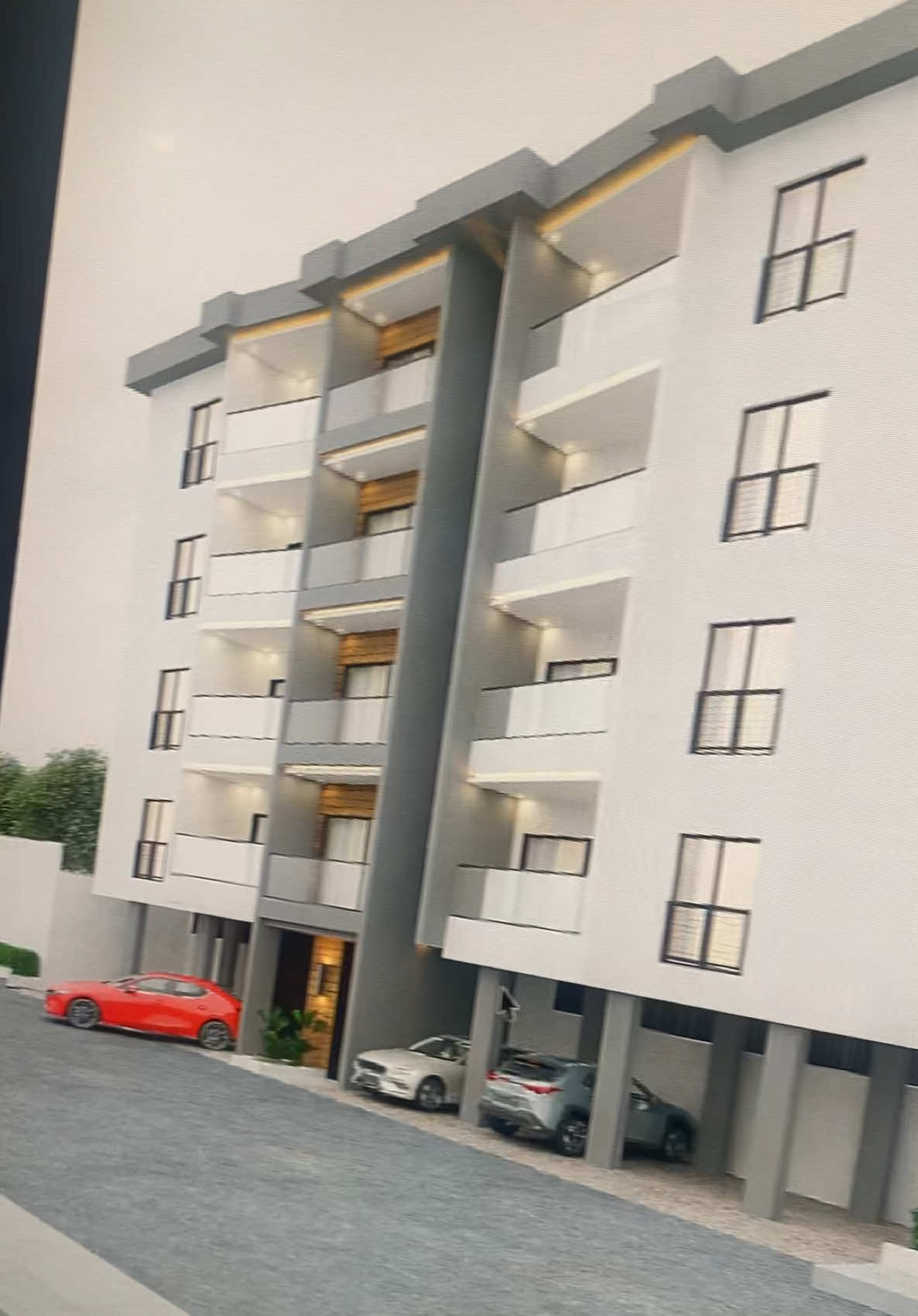 Modélisation 3D d’un bâtiment R+4 à usage d’habitation #architectdinterieur #vray #sketchup #planmaison #viral_video #titok225🇨🇮 #tiktokfrance🇨🇵 