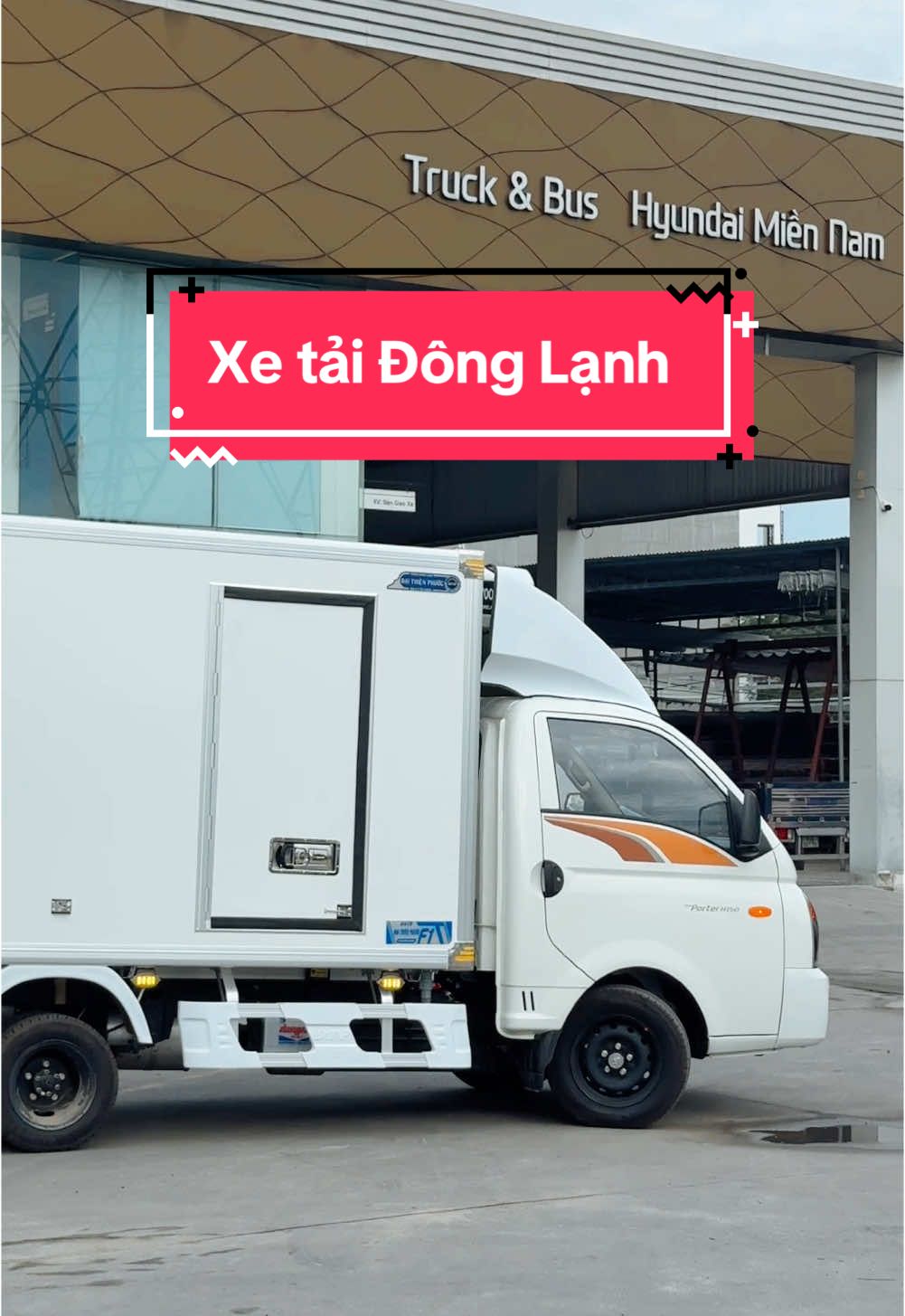 Xe tải 1.5 tấn chở hàng ĐÔNG LẠNH 🥶 #hyundaimiennam #xuhuong #tiktok #thinhhanh #euro5 #xetai #viral 