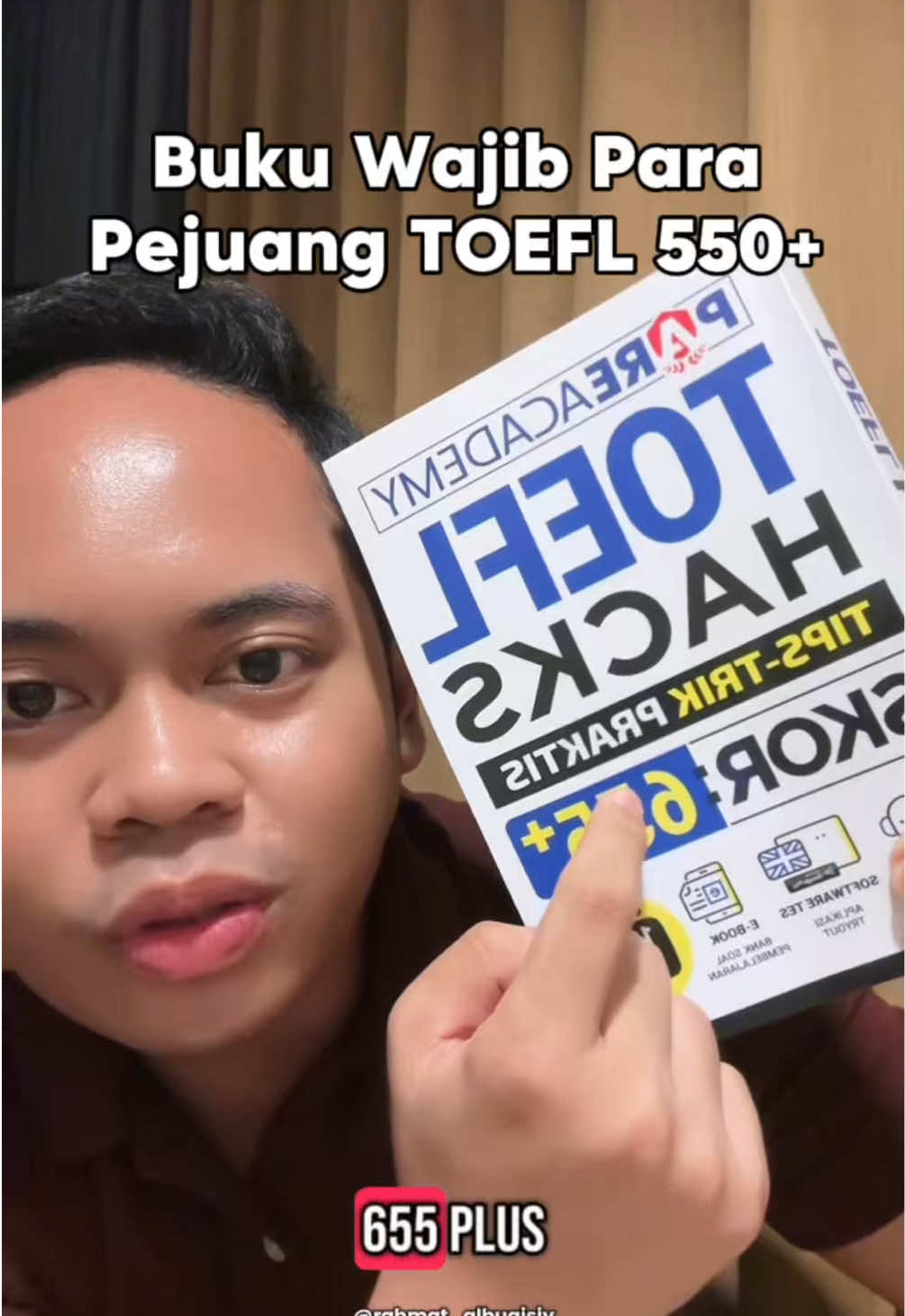 Buku Wajib para Pejuang TOEFL 550++ #persiapantoefl #toefl #bukutoefl #bukutoeflitp #fyp #toeflpreparation #belajartoefl #rahmatalbugisiy #bimbeltoefl #bahasainggris #kursustoefl 