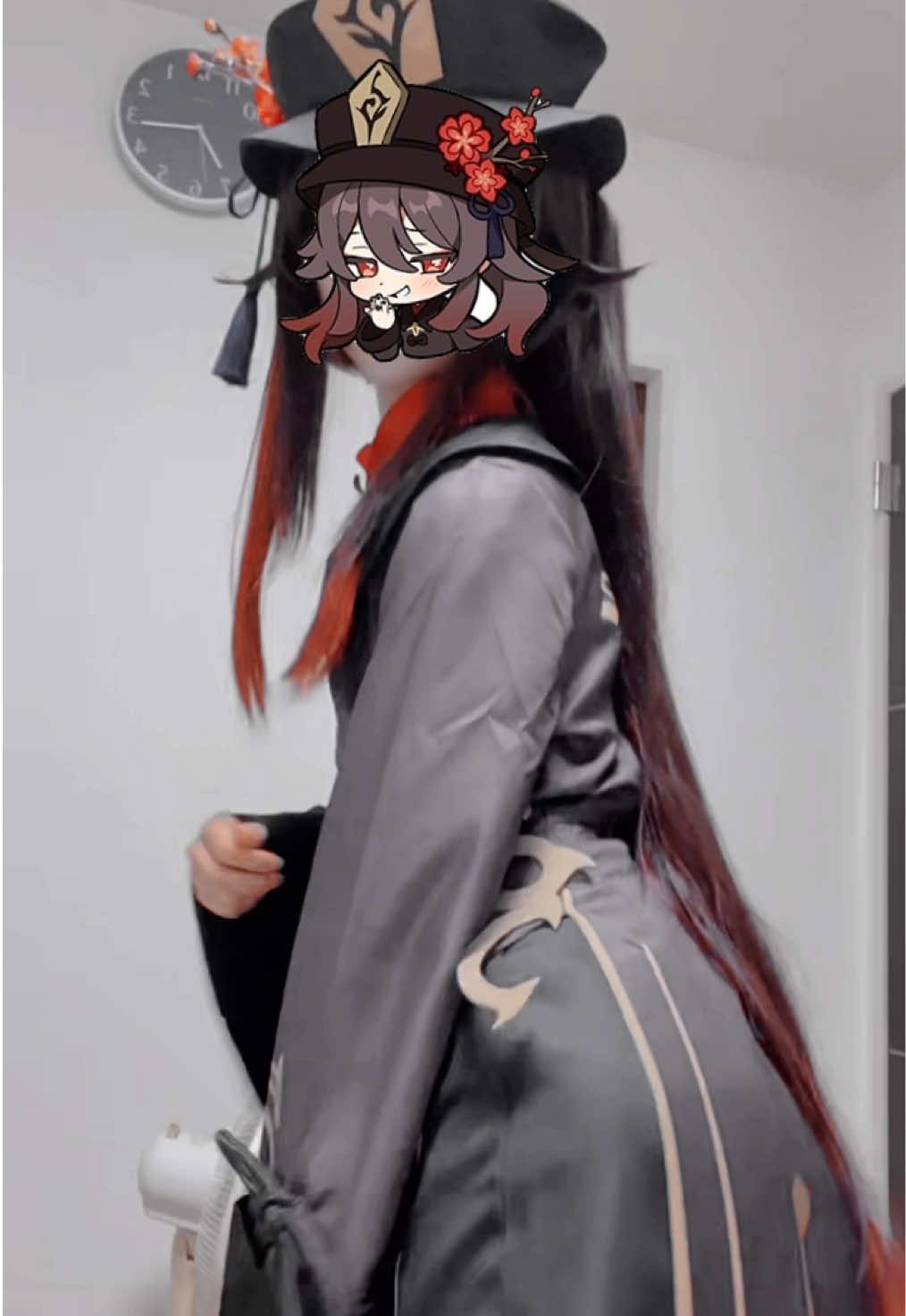 扇風機くんさぁ…… #胡桃コスプレ #原神コスプレ  #genshincosplay #hutaocosplay #ノゼメイク 