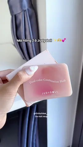Má hồng 2 ô Judydoll ✨🫶#beauty #reviewlamdep #judydoll #mahong #blush #judydollblush #dualcolor #phanma #linhchiee__ 