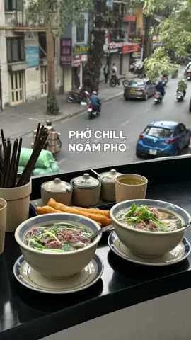 View ăn phở mà đỉnh cỡ này. #hanoi #songthao298 #phohanoi #muadonghanoi #phodatviet 