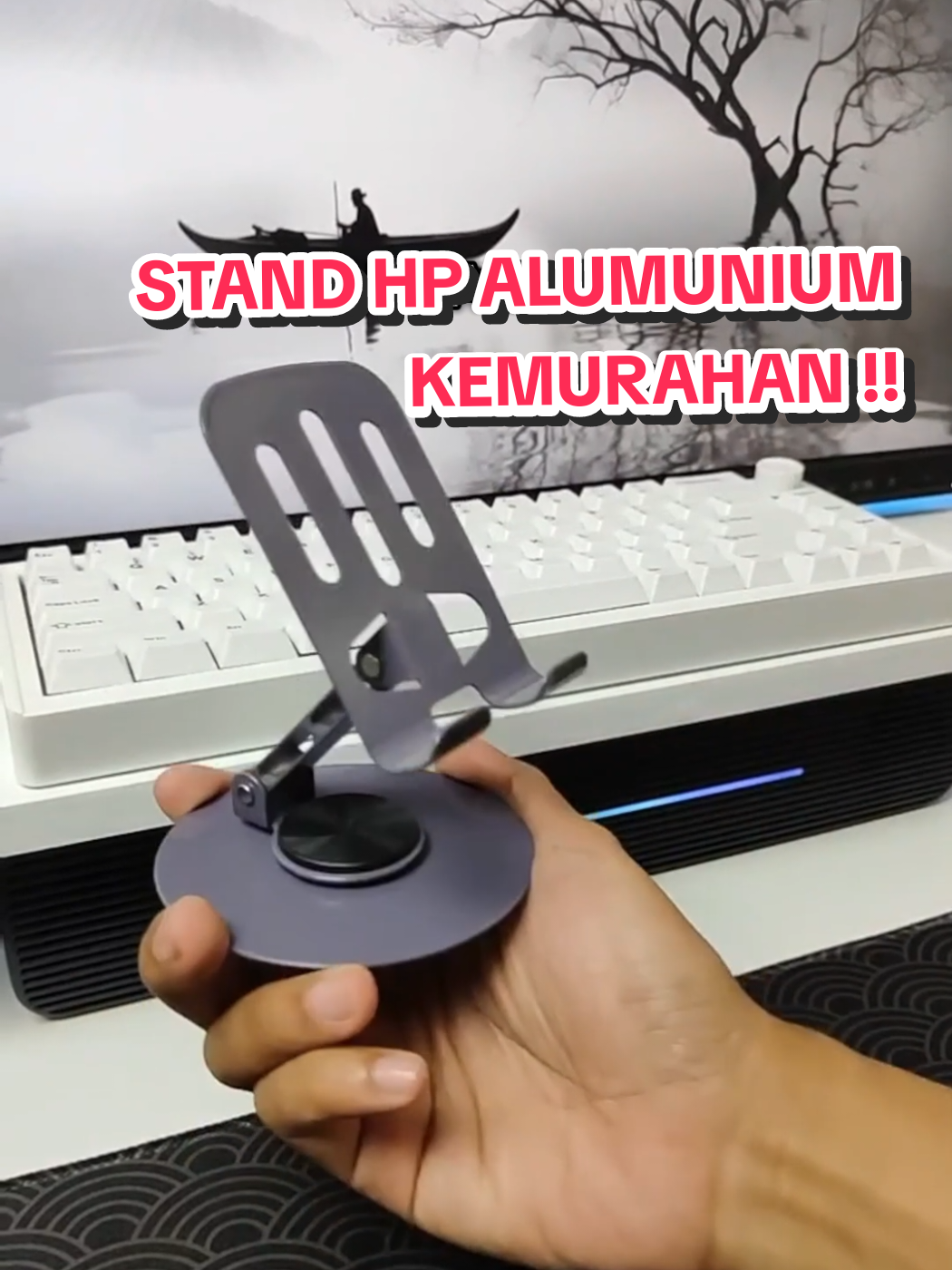 Stand Holder HP Alumunium ini harganya KEMURAHAN gess!!!  #standholder #standholderhp #holderhp #holderhpmurah #holderaluminium #standhpaluminium 