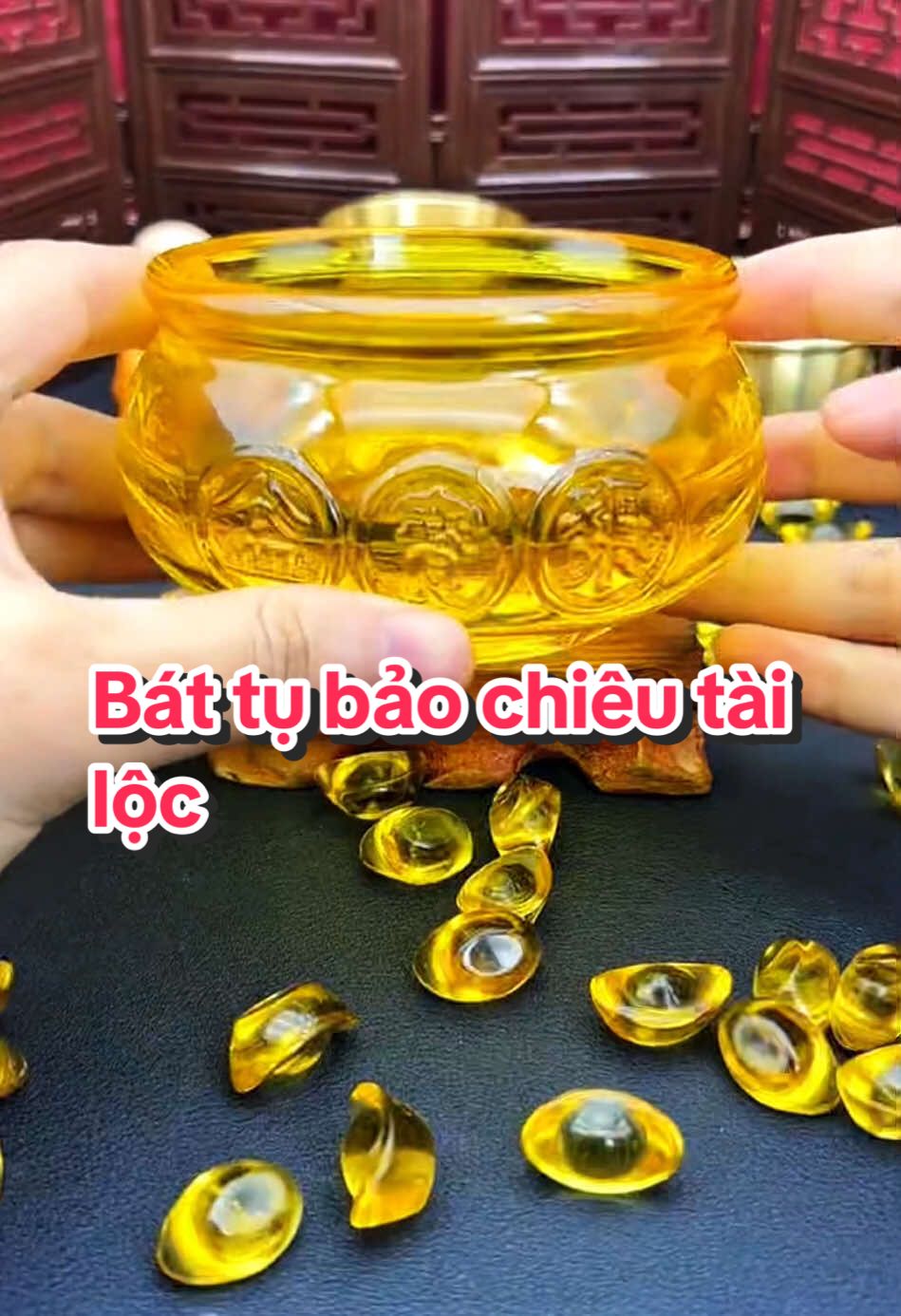 Bát tụ bảo chiêu tài chiêu lộc #battubao #battubaotailoc #battubaothuytinh #battubaothantai #battubaophongthuy #phongthuy 